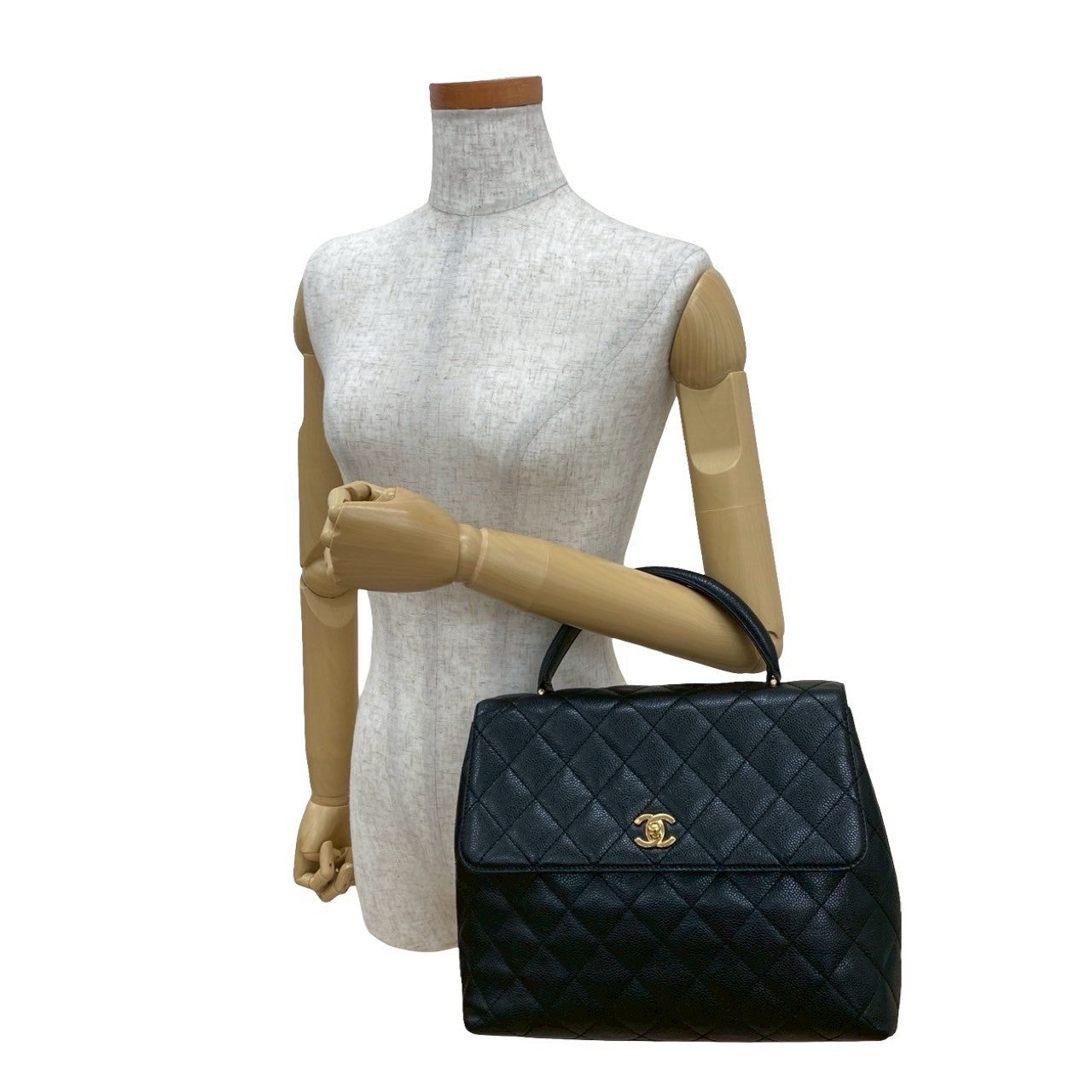 Chanel Matelasse Caviar Leather Handbag