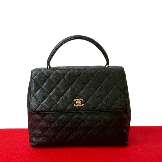 Chanel Matelasse Caviar Leather Handbag