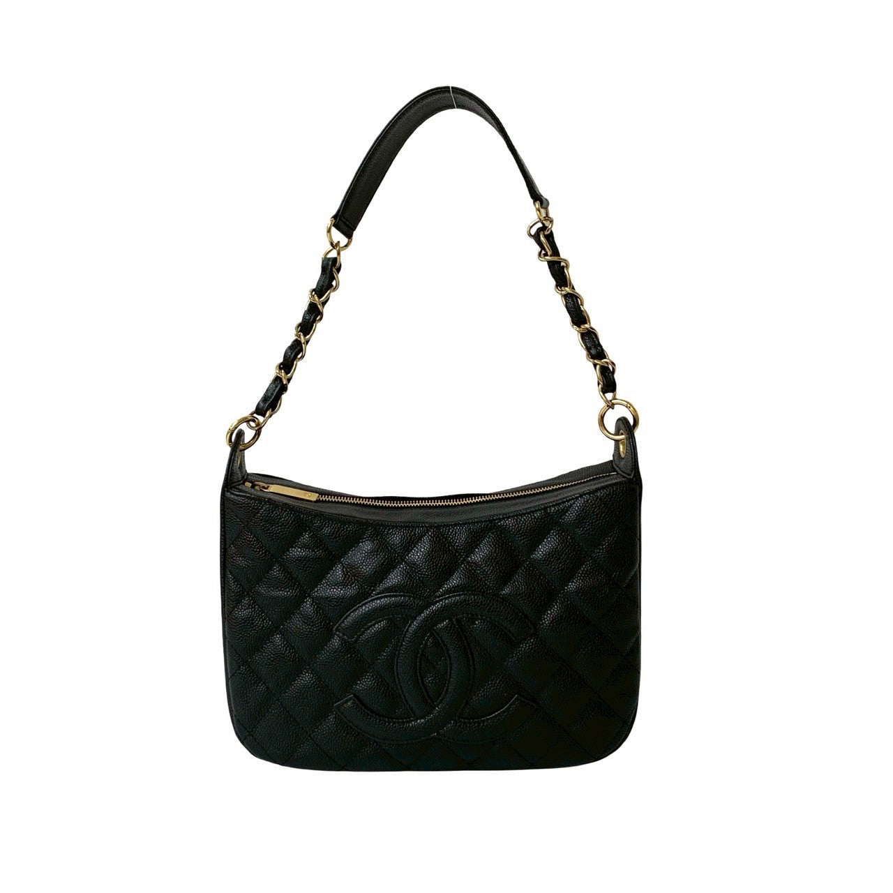 Chanel Coco Mark Caviar Skin Shoulder Bag