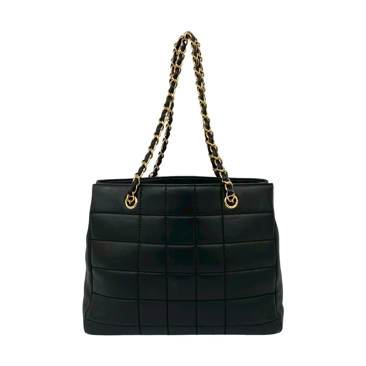 Chanel Choco Bar Lambskin Tote Bag
