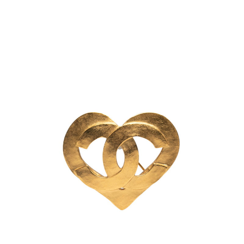 Chanel Coco Mark Heart Brooch