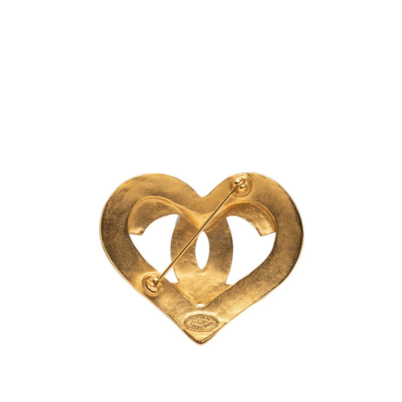 Chanel Coco Mark Heart Brooch