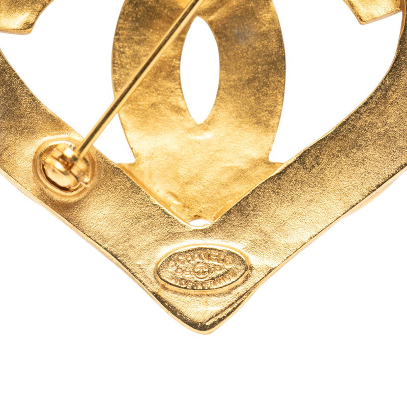 Chanel Coco Mark Heart Brooch