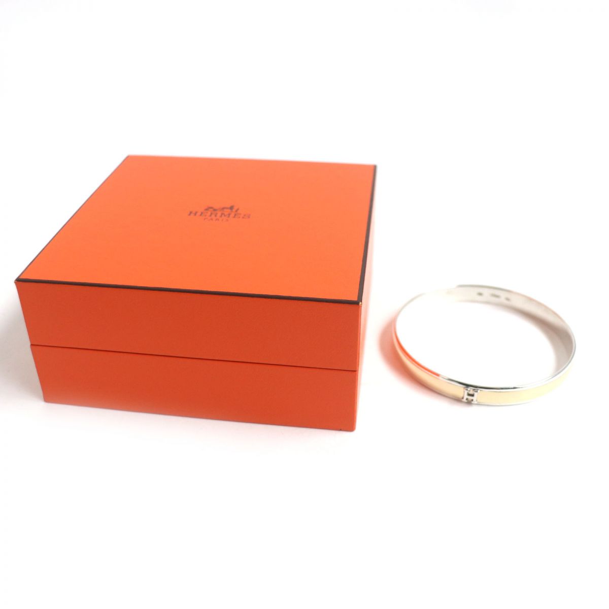 HERMES bracelet Main?F750 , Main?FSV925 Gold x Silver mens  d