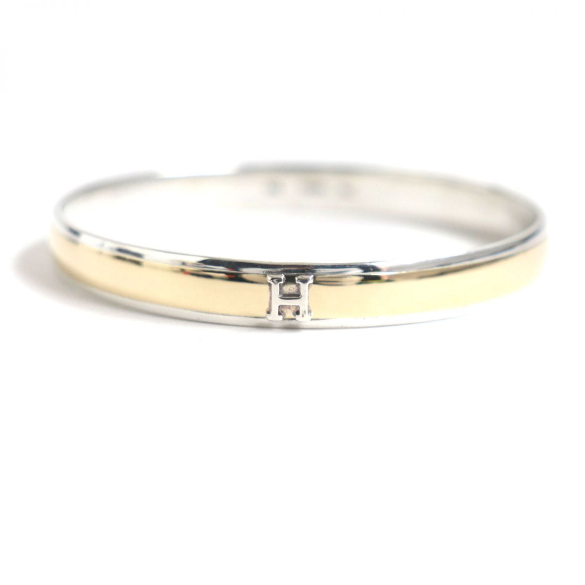 HERMES bracelet Main?F750 , Main?FSV925 Gold x Silver mens  d