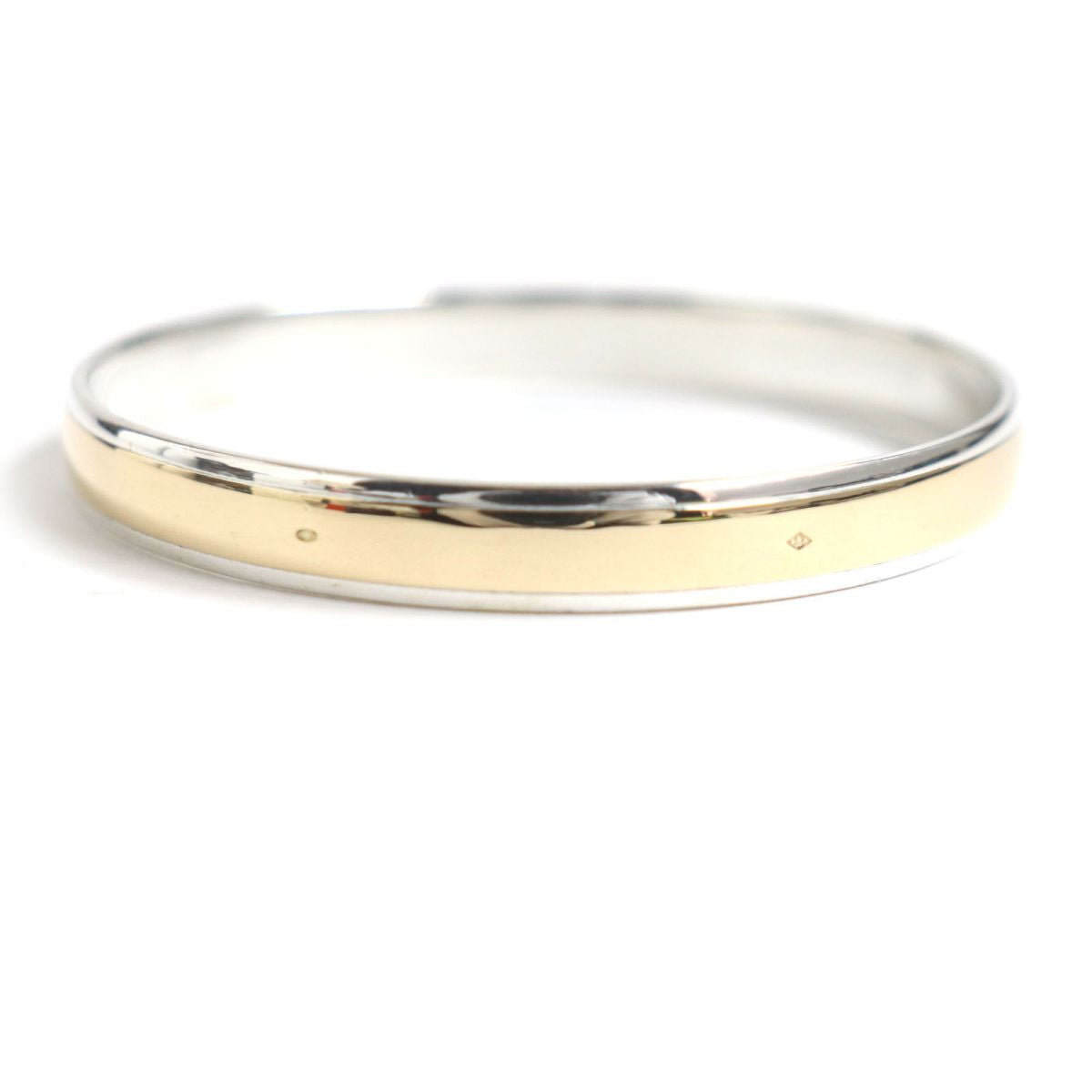 HERMES bracelet Main?F750 , Main?FSV925 Gold x Silver mens  d