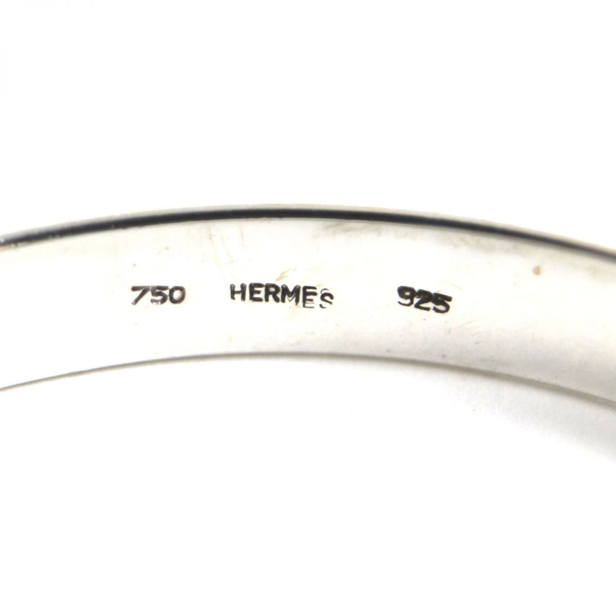 HERMES bracelet Main?F750 , Main?FSV925 Gold x Silver mens  d