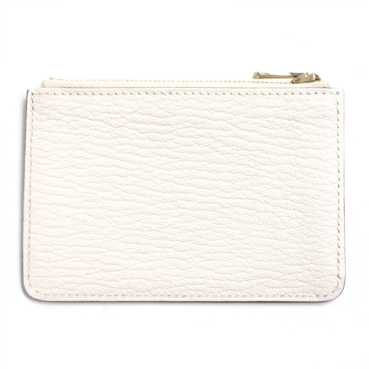 HERMES Bifold Wallet Main: Chevre Mysole Nata x Metal: Gold mens  d