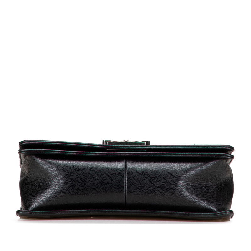 Chanel Boy Chanel Chevron Caviar Skin 2way Shoulder Bag