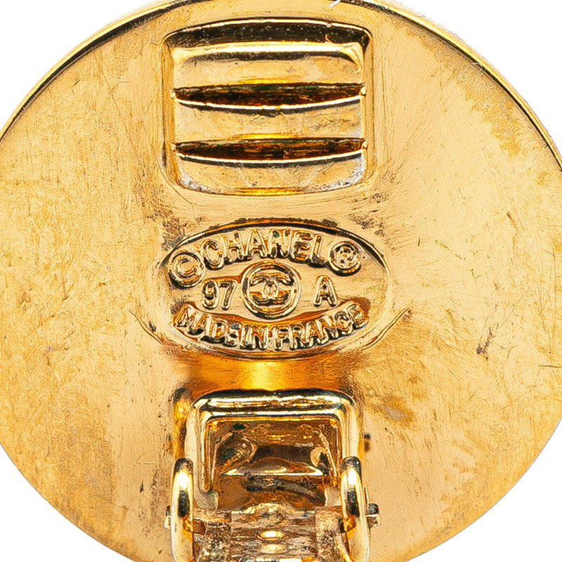 Chanel Coco Mark Turnlock Earrings 97A