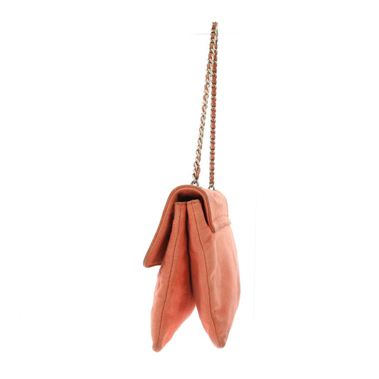 CHANEL 2.55 Shoulder Bag in Pink Suede
