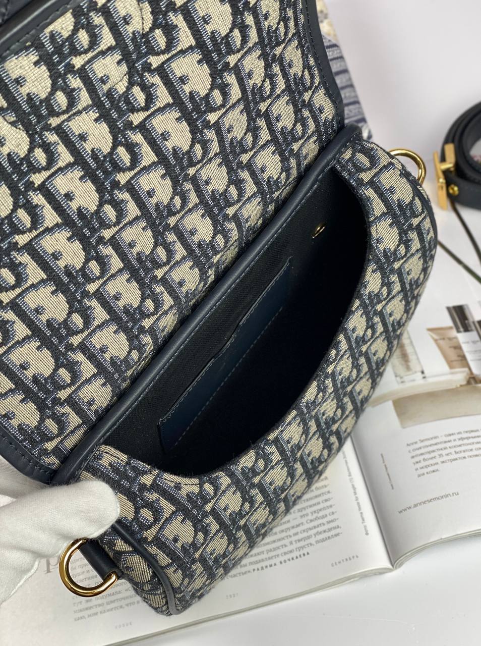 Dior MEDIUM BOBBY Bag blue