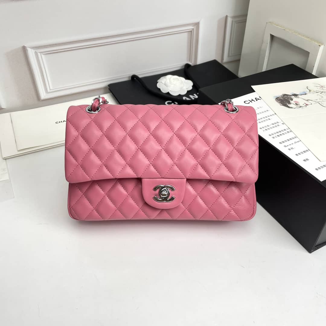 CHLLarge Classic Handbag SiTop Qualityer Hardware PiNike For Women, Women’s Handbags, Shoulder Bags 11.8in/30cm