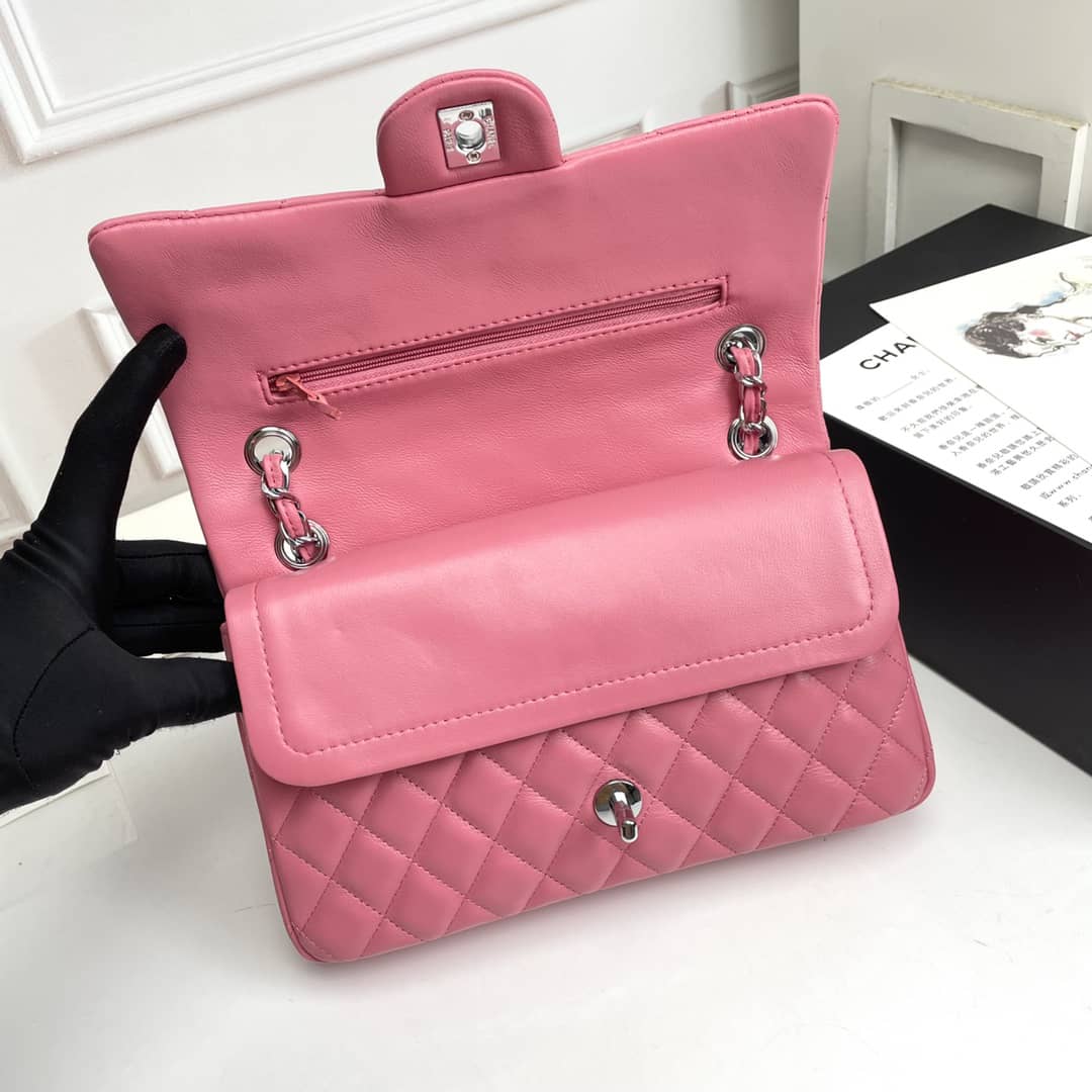 CHLLarge Classic Handbag SiTop Qualityer Hardware PiNike For Women, Women’s Handbags, Shoulder Bags 11.8in/30cm