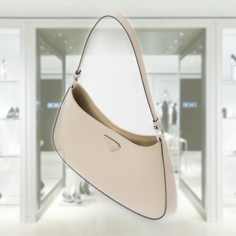 Prada Cleo brushed leather shoulder bag