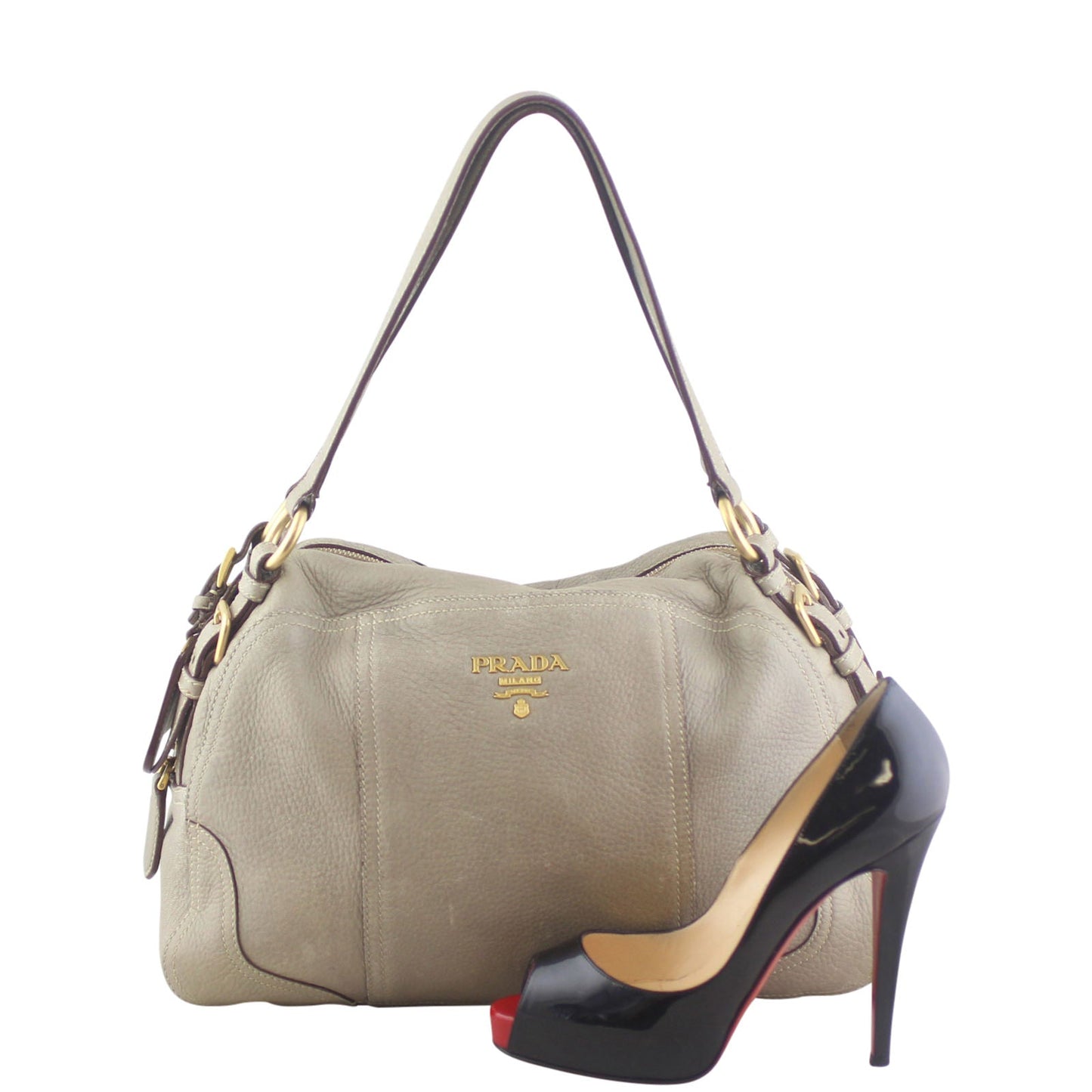 Prada Cervo Antik Bowler Bag
