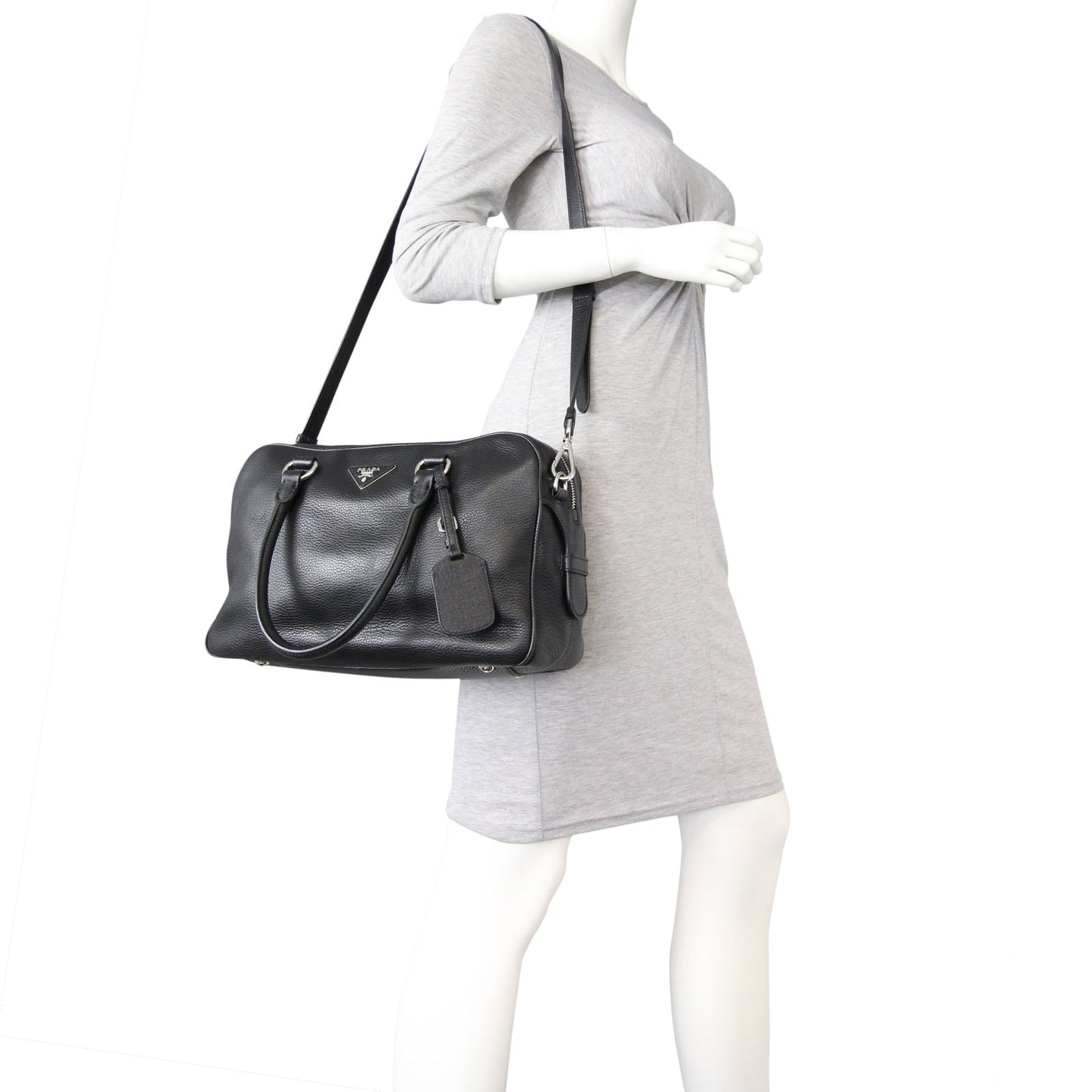 Prada Vitello Daino Bauletto Bag