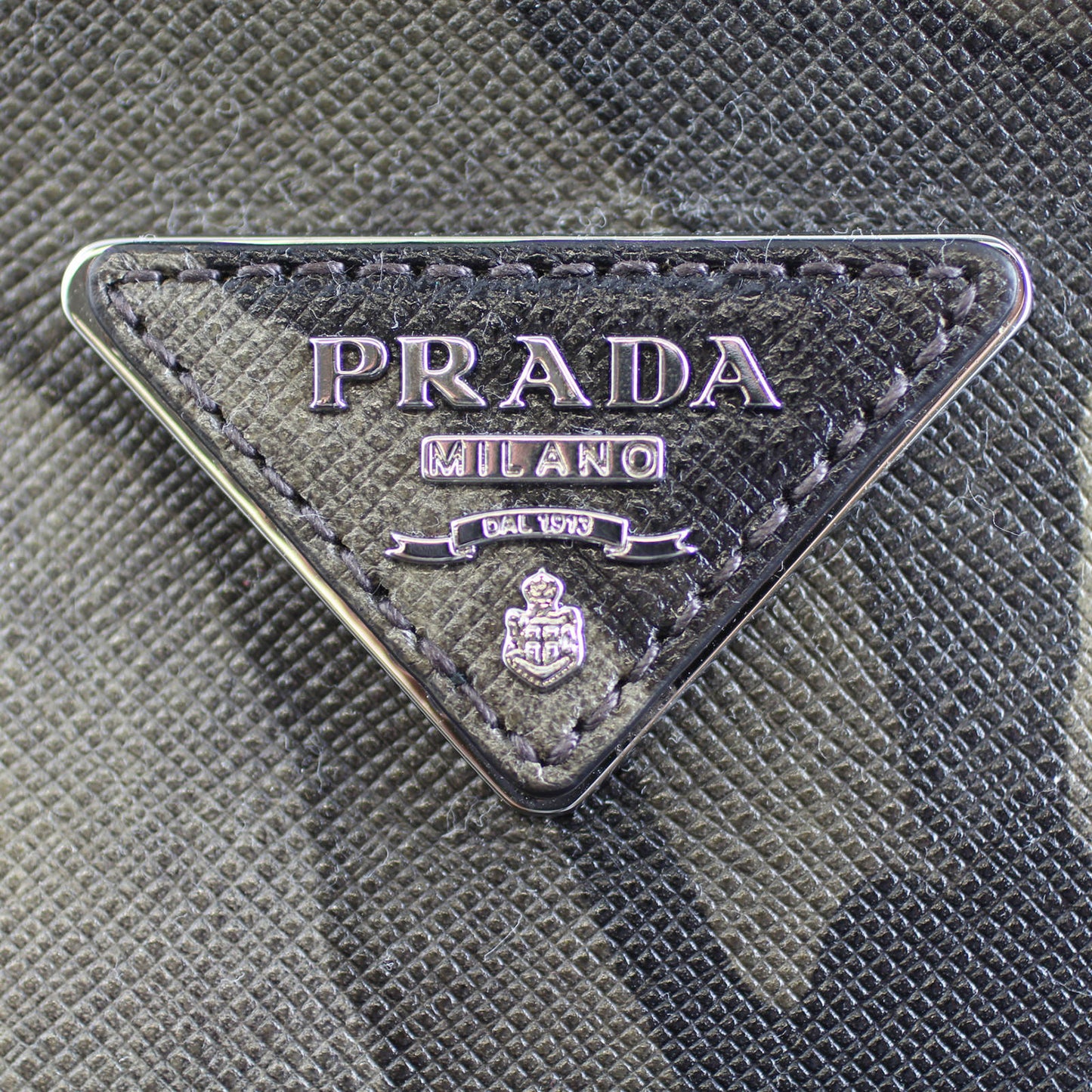 Prada Saffiano Leather Camouflage Tote Large