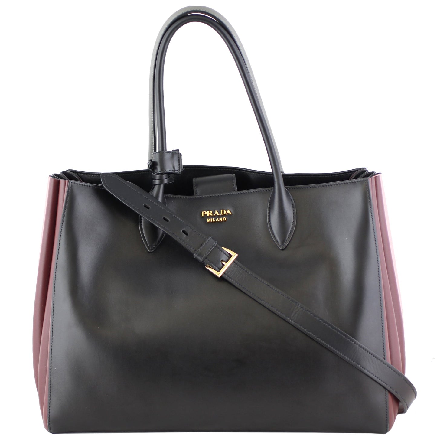 Prada City Calf Bibliotheque Bag