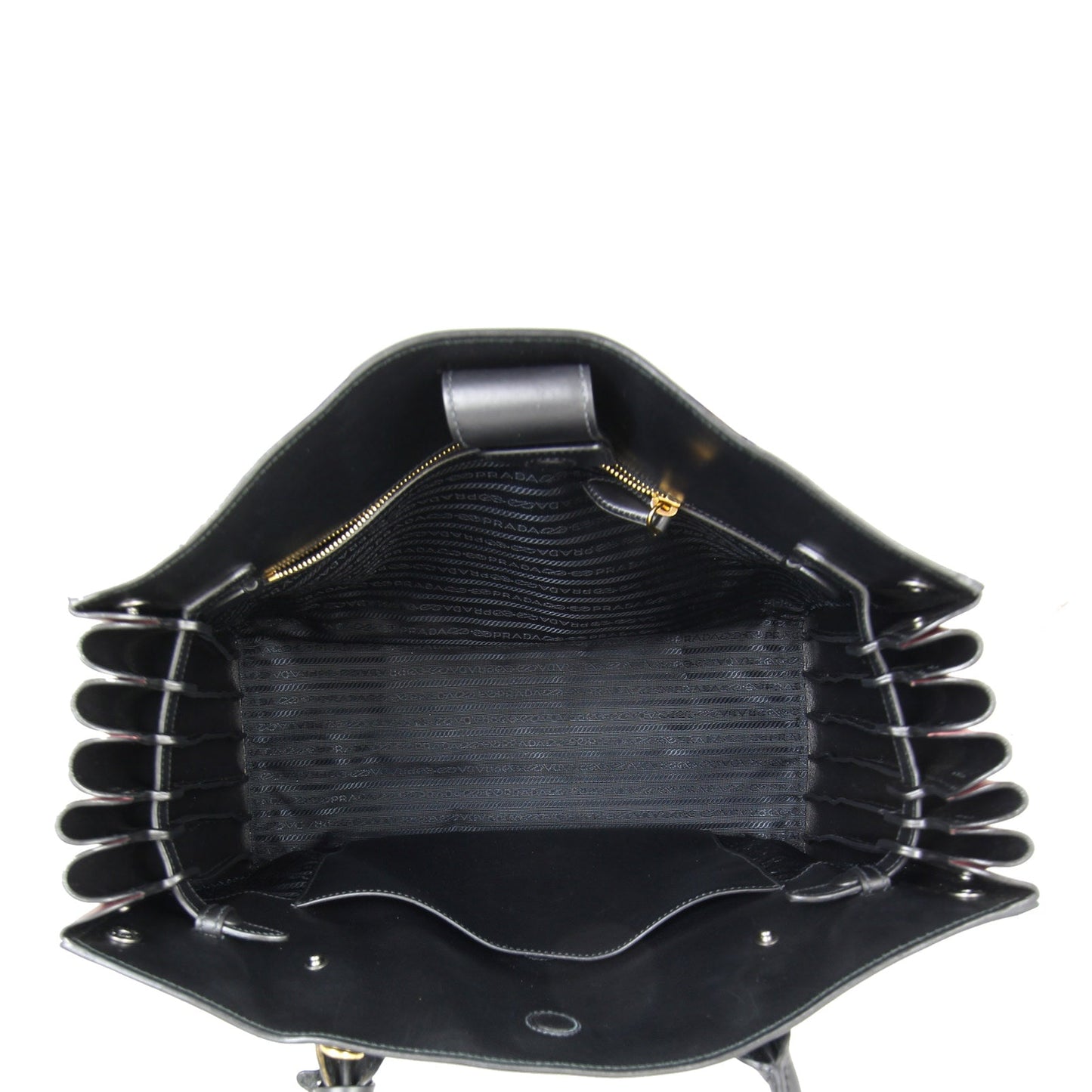 Prada City Calf Bibliotheque Bag