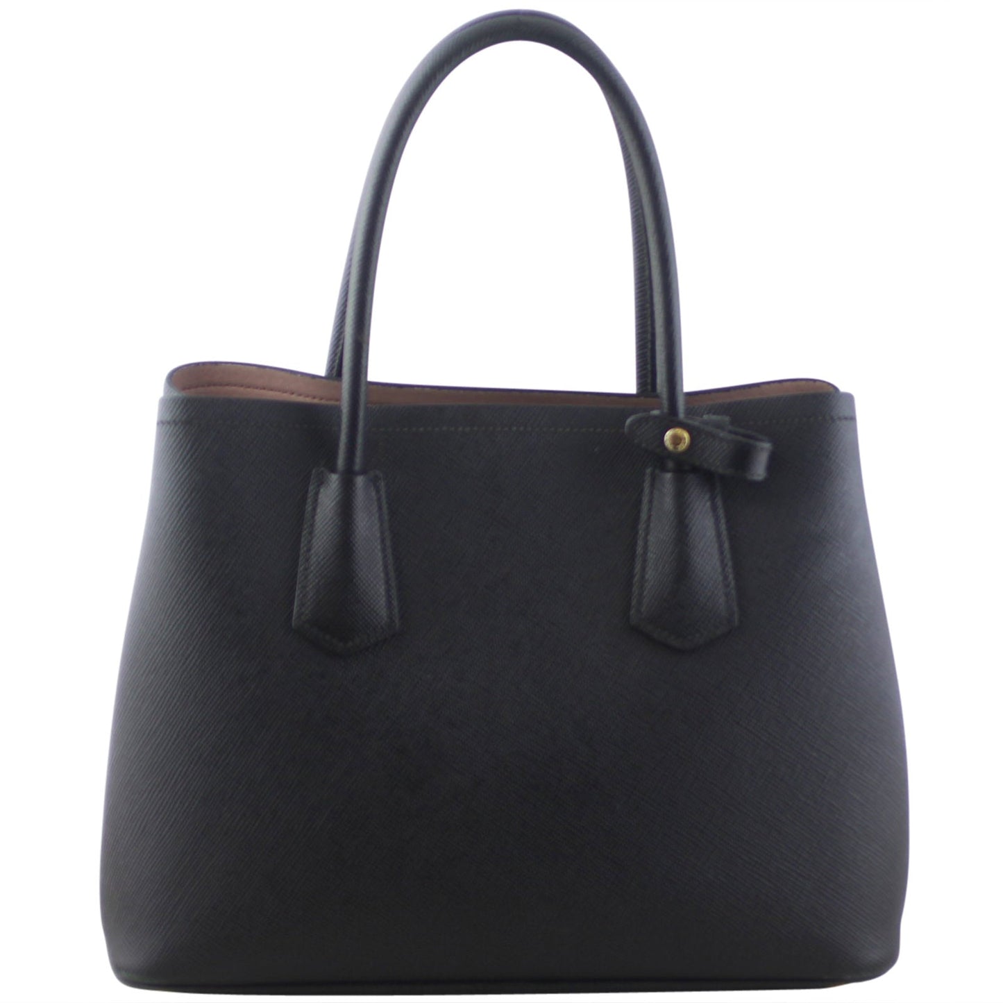 Prada Saffiano Cuir Double Tote Small