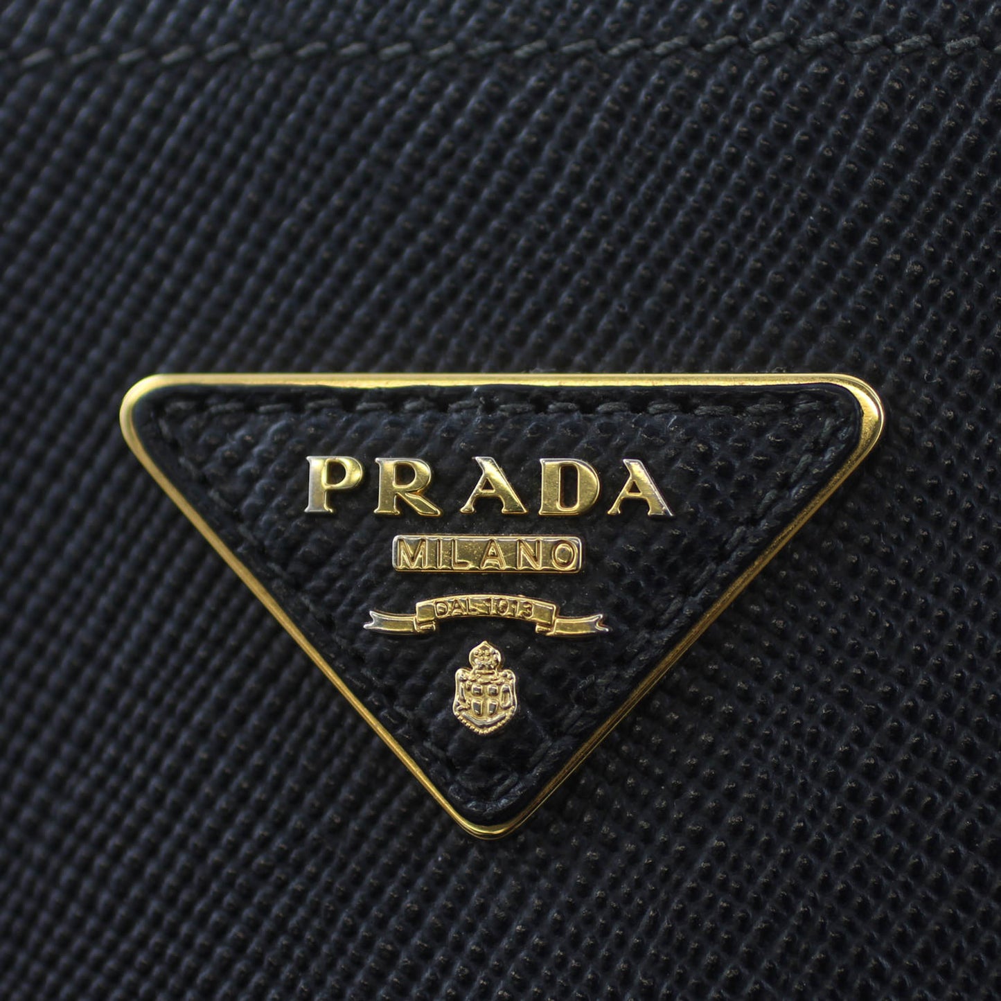 Prada Saffiano Cuir Double Tote Small