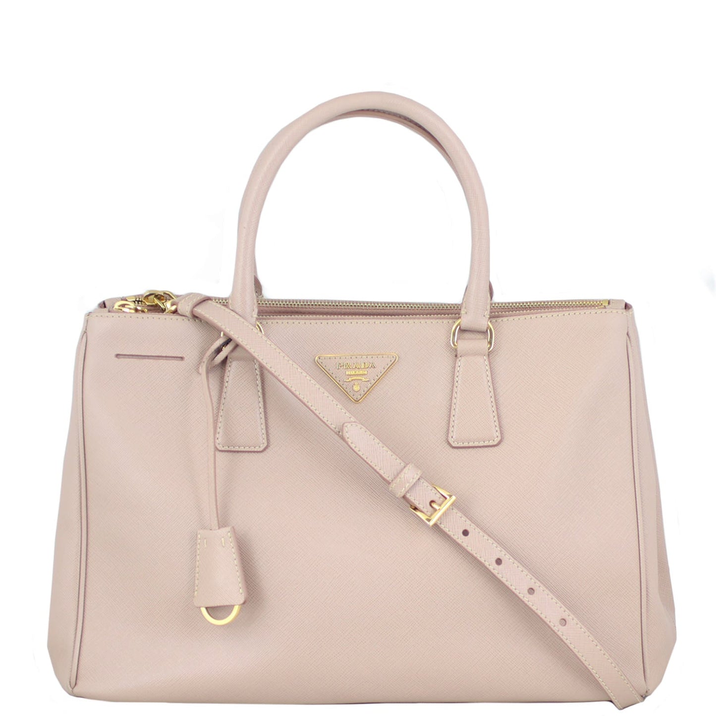 Prada Saffiano Galleria Double Zip Tote Medium