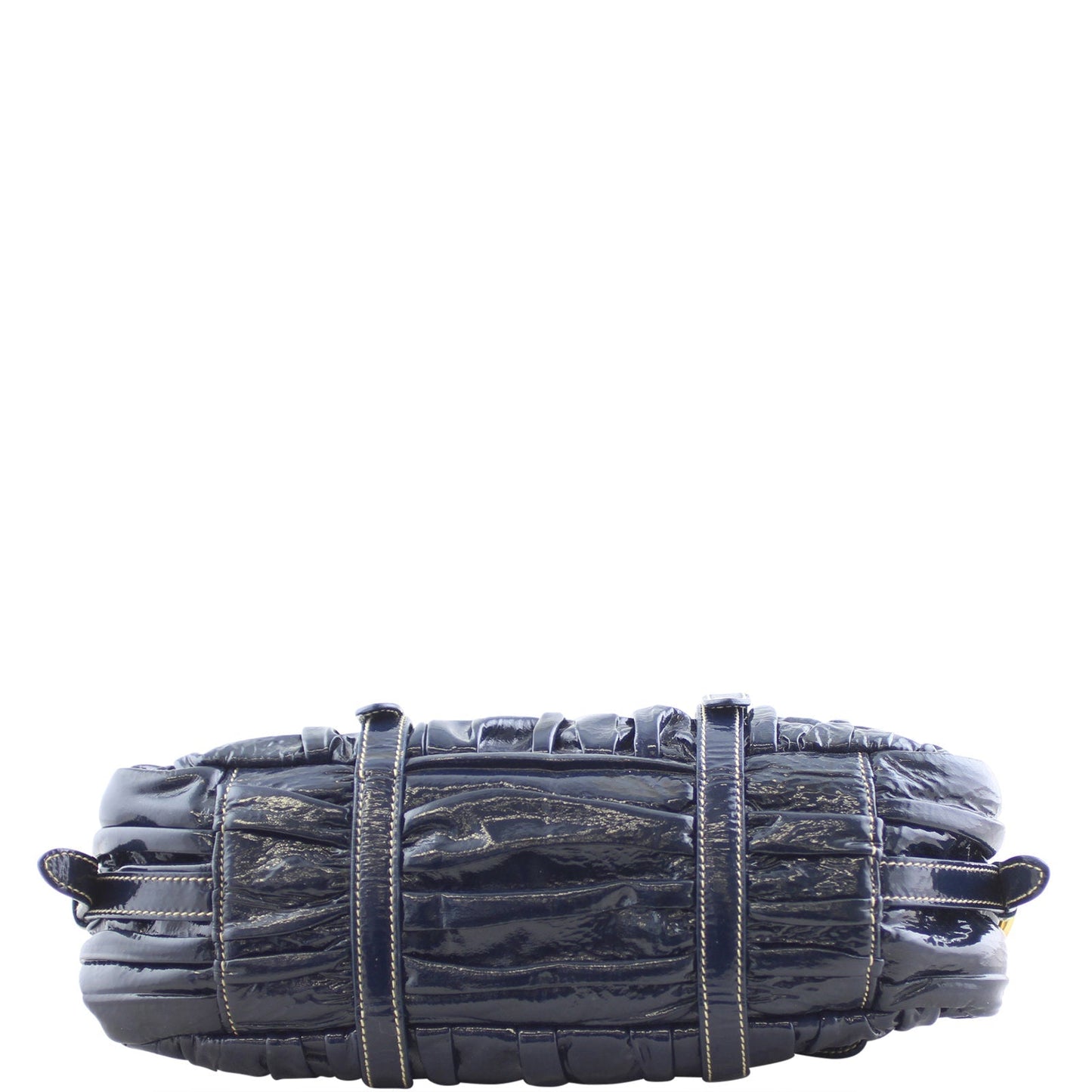 Prada Gathered Patent Bag