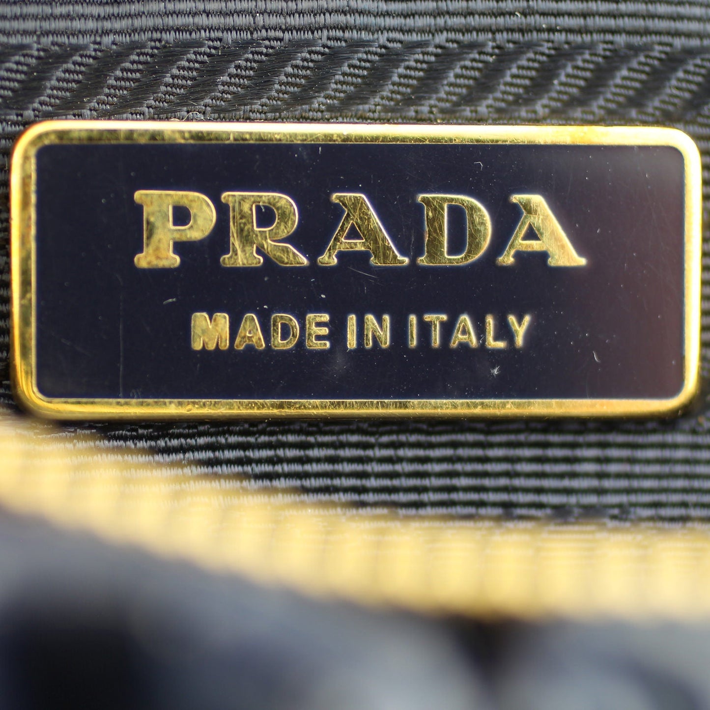 Prada Gathered Patent Bag