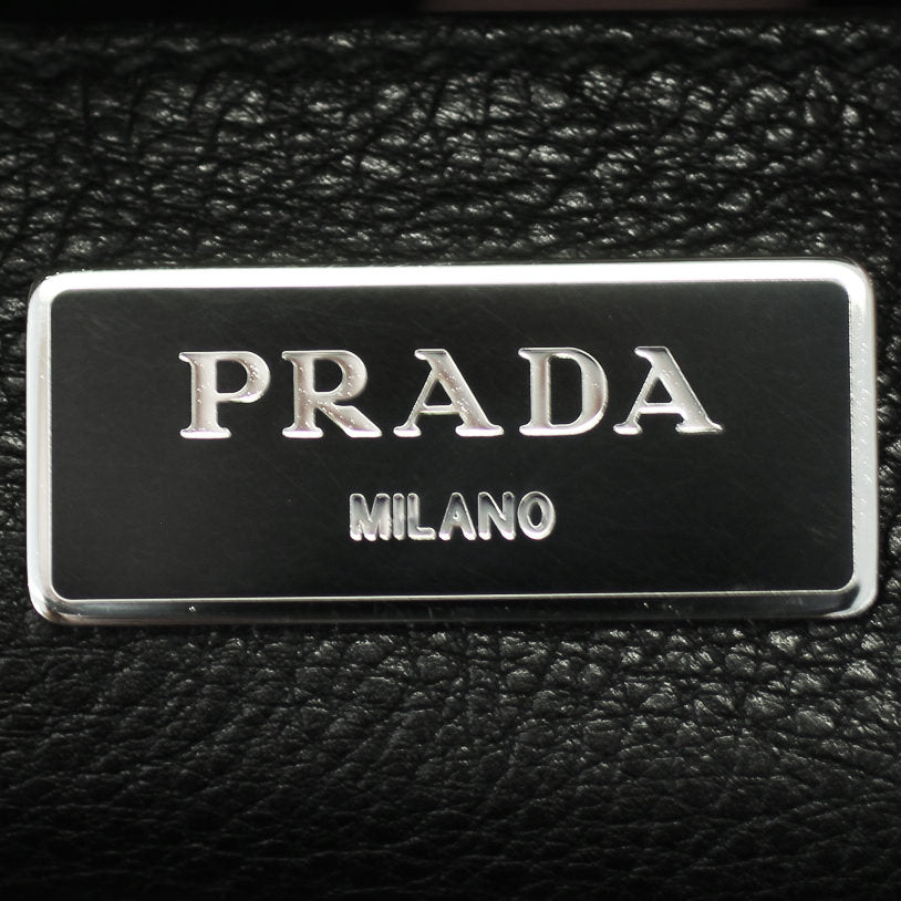 Prada Glace Calf Twin Pocket Tote