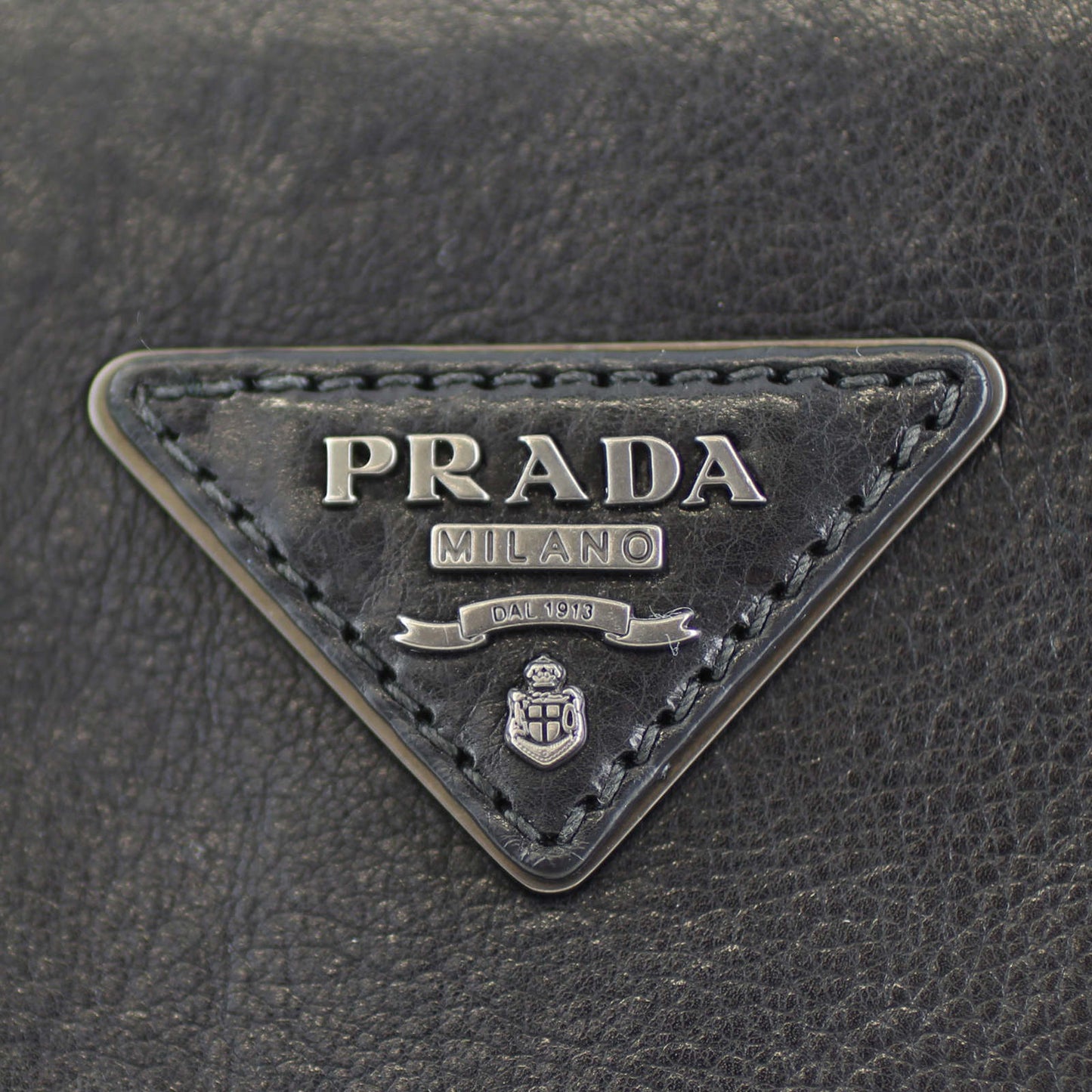 Prada Twin Pocket Glace Calfskin Tote