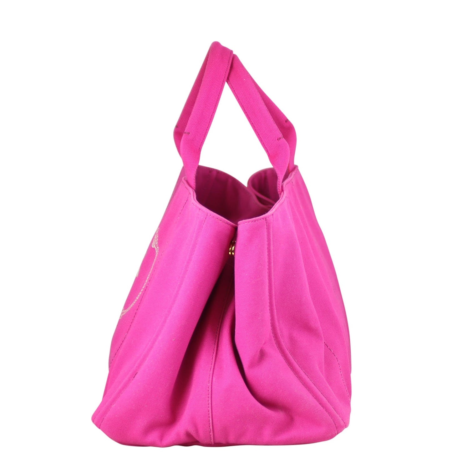 Prada Jardinera Canvas Shopper Large
