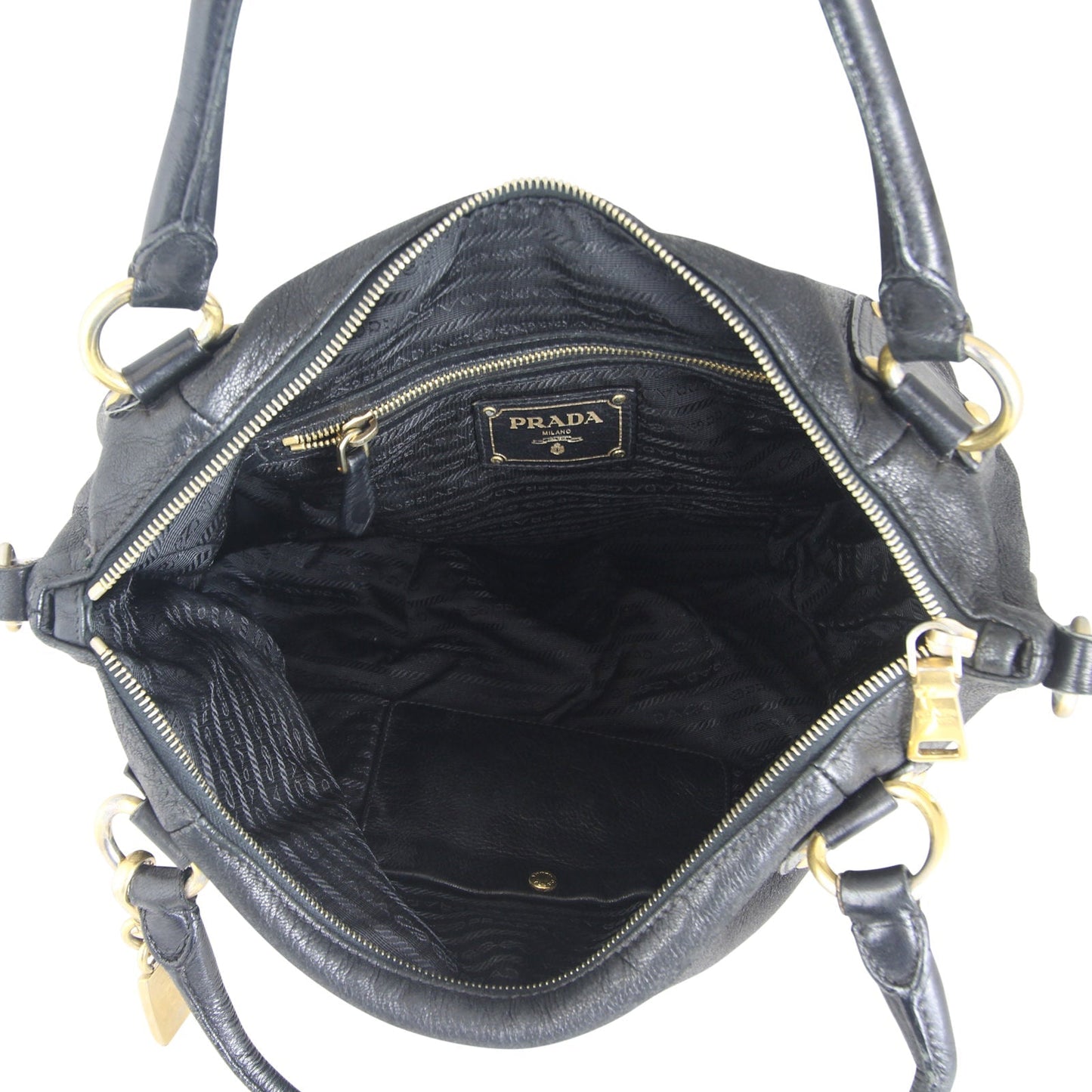 Prada Nappa Leather Tote Bag