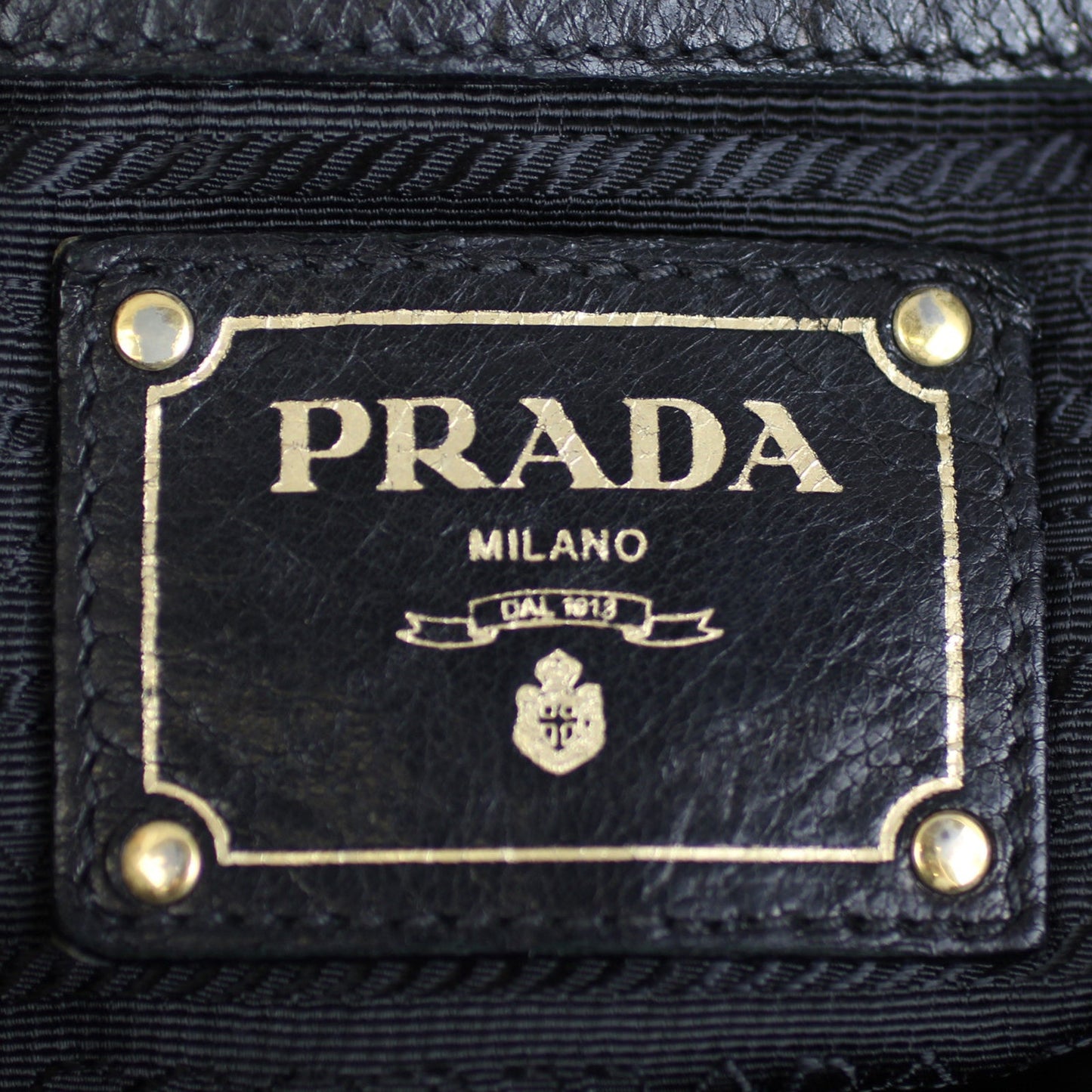 Prada Nappa Leather Tote Bag