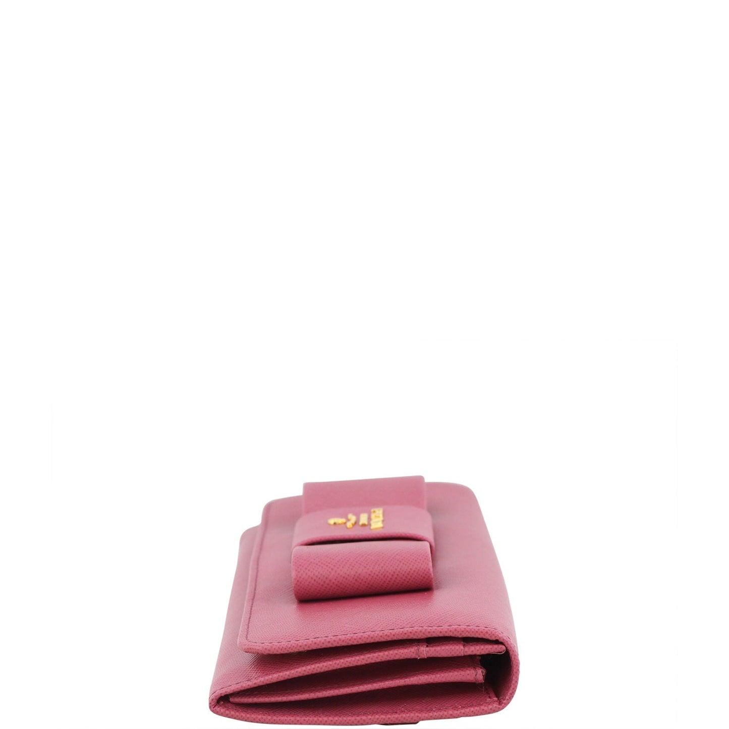 Prada Saffiano Continental Bow Wallet