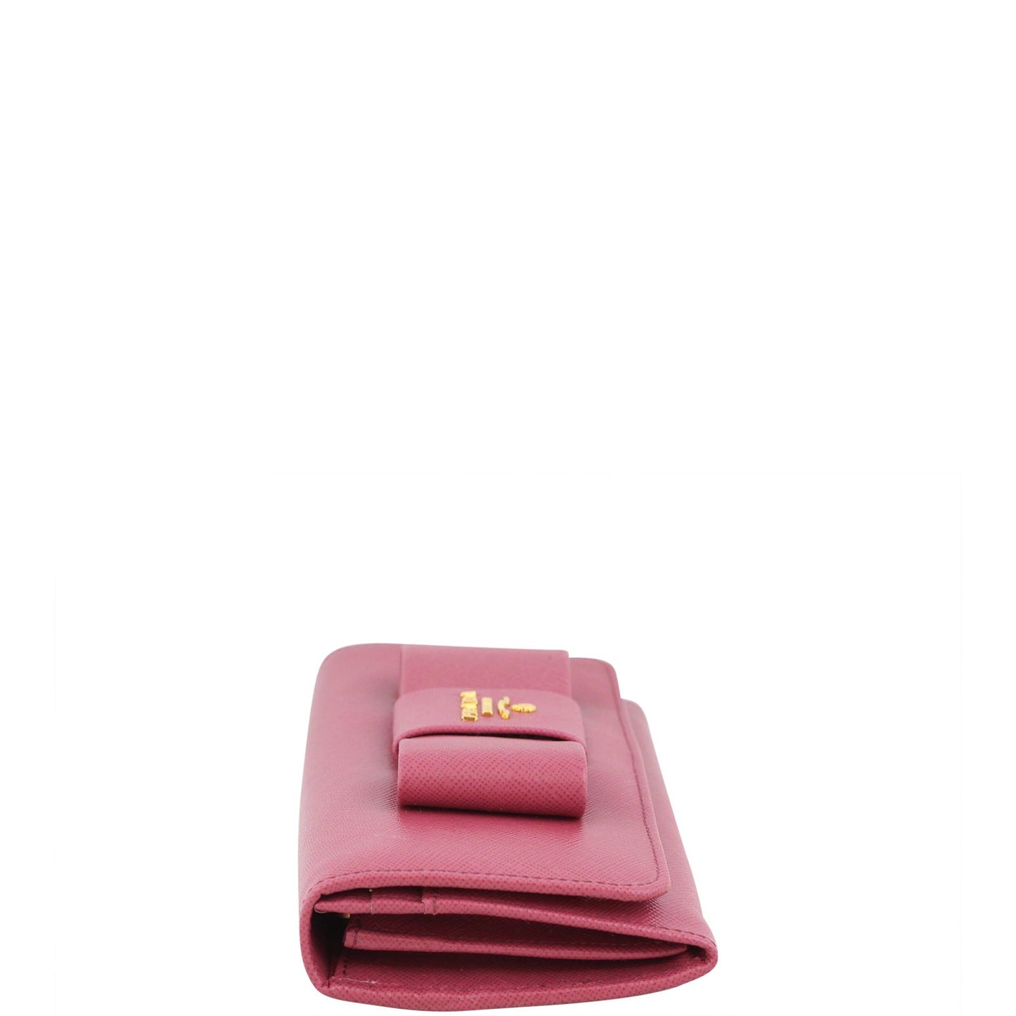 Prada Saffiano Continental Bow Wallet