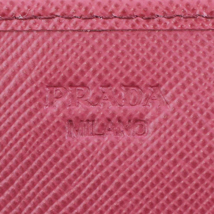 Prada Saffiano Continental Bow Wallet