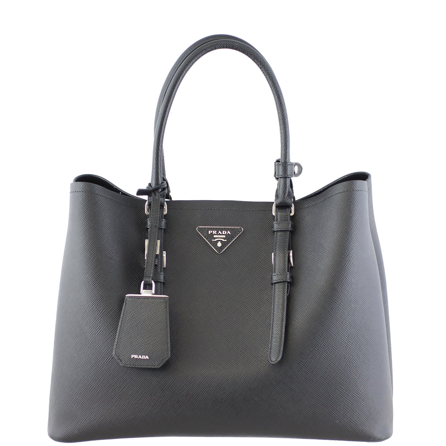 Prada Saffiano Cuir Double Bag Large