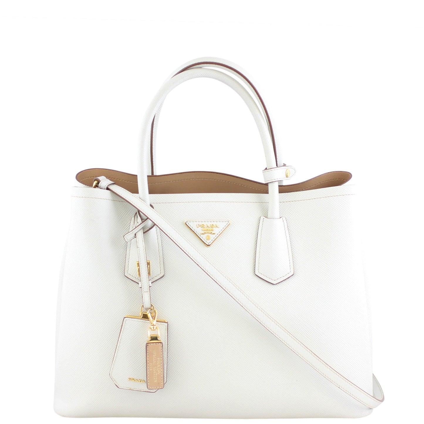 Prada Saffiano Cuir Double Bag Medium