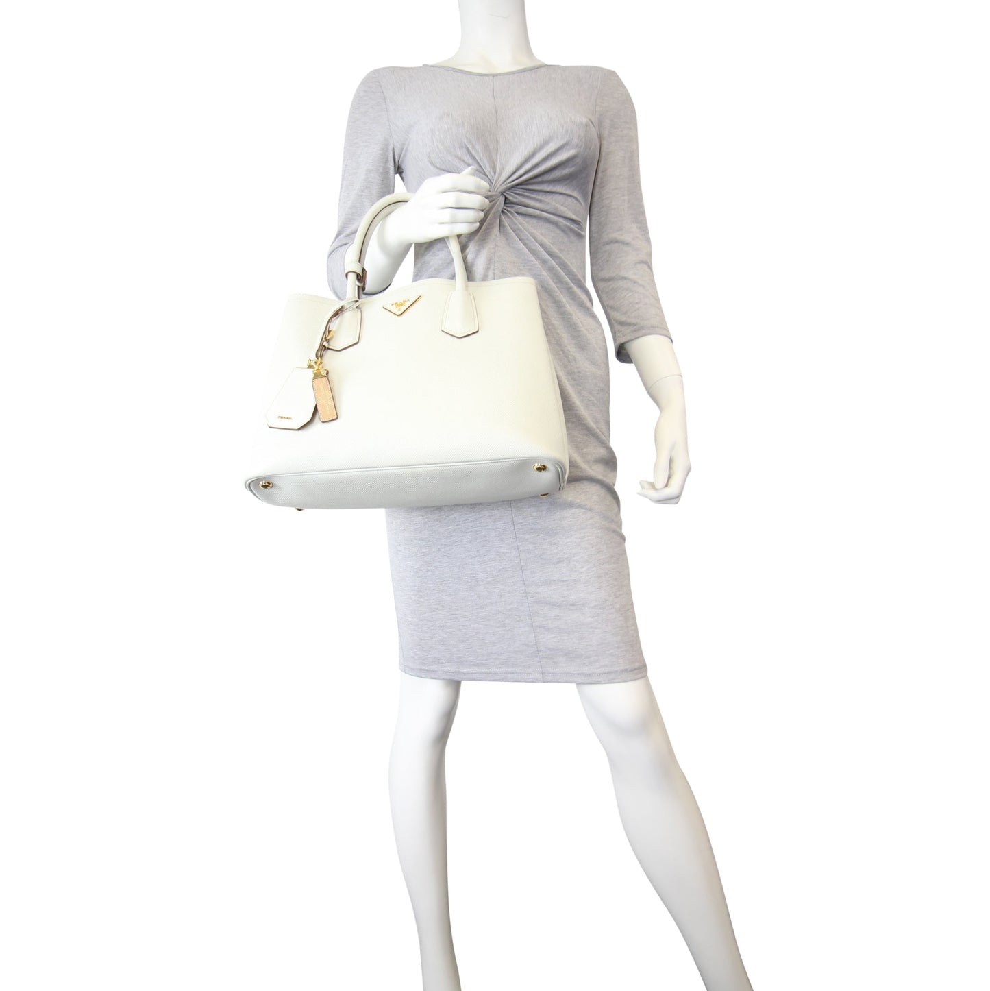 Prada Saffiano Cuir Double Bag Medium