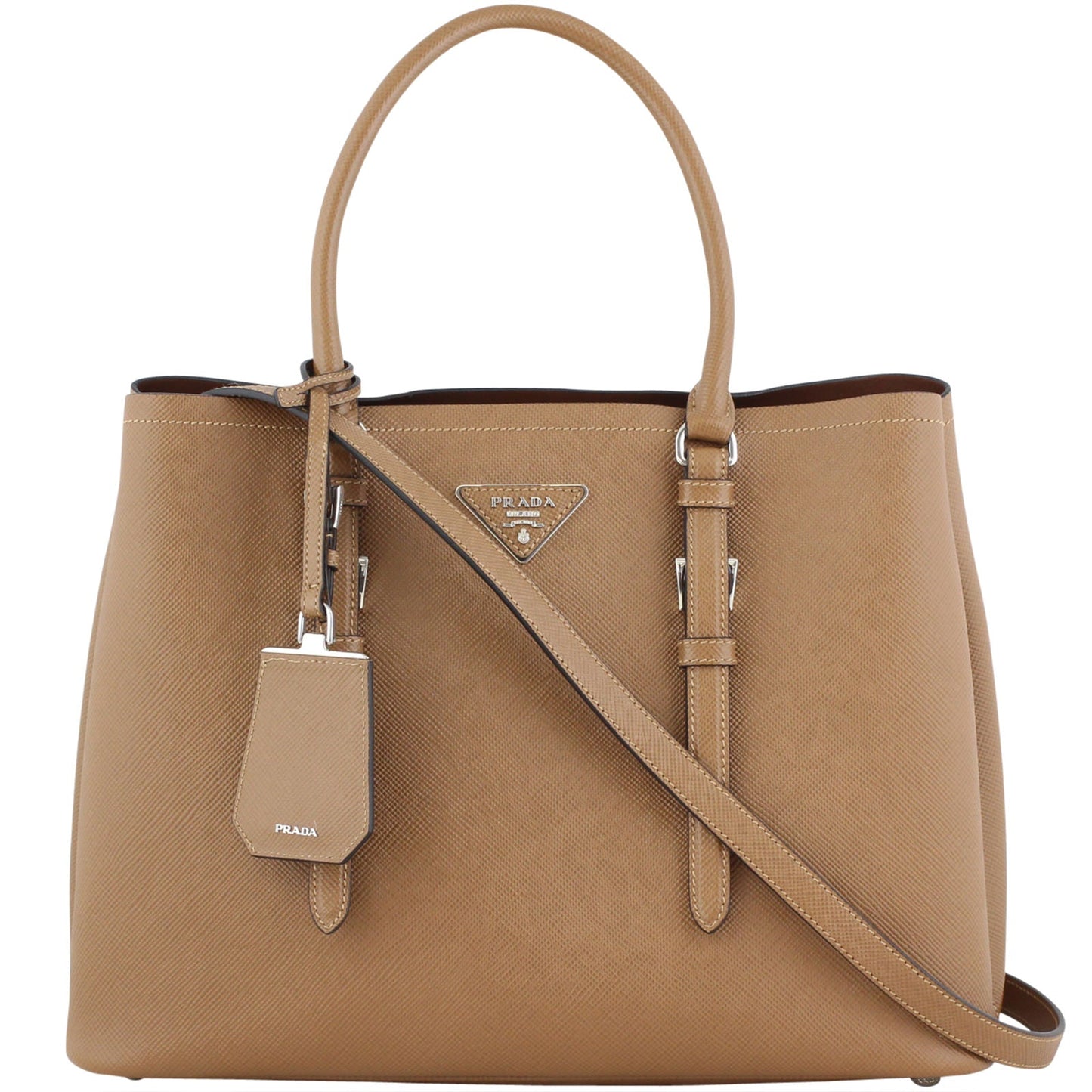 Prada Saffiano Cuir Double Bag