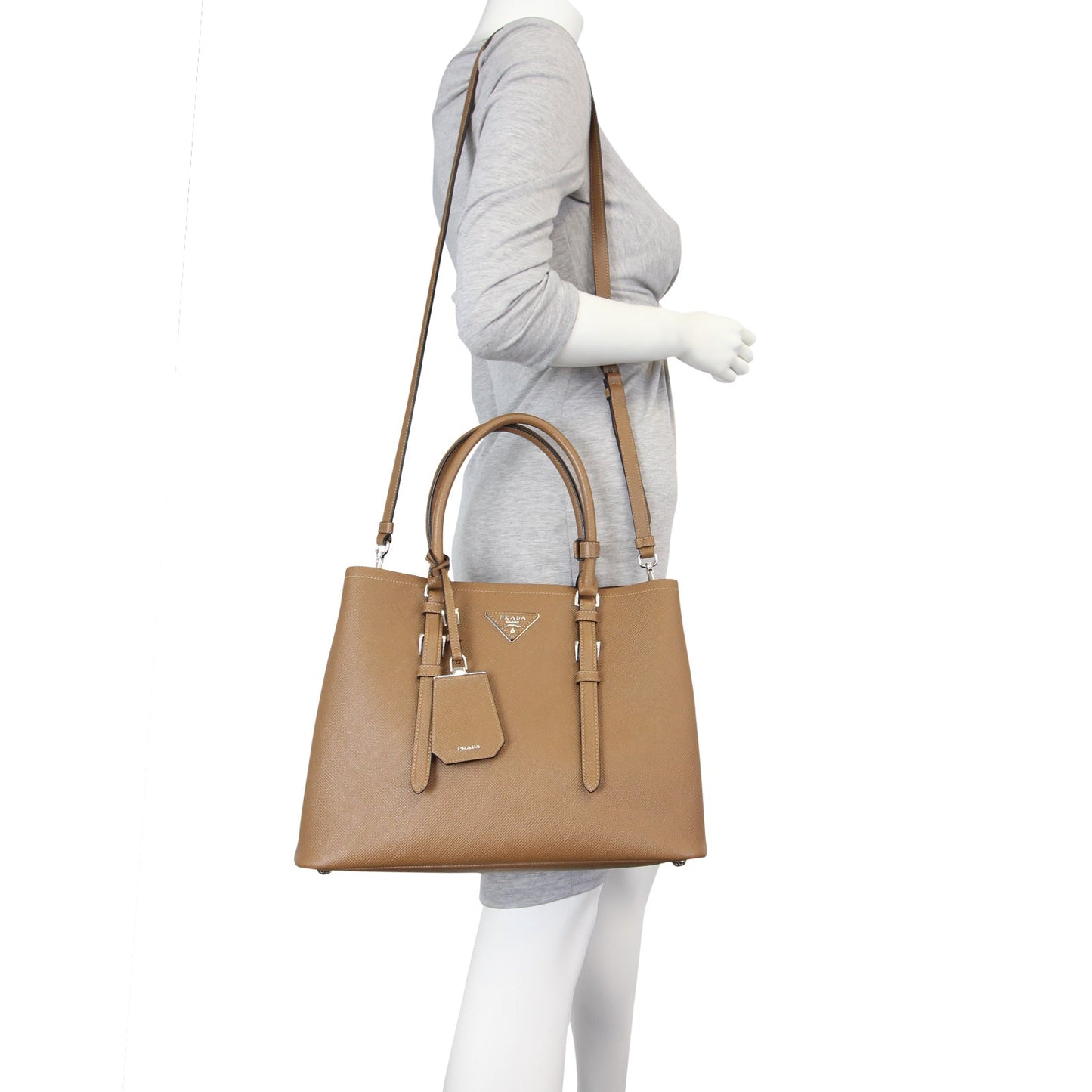 Prada Saffiano Cuir Double Bag