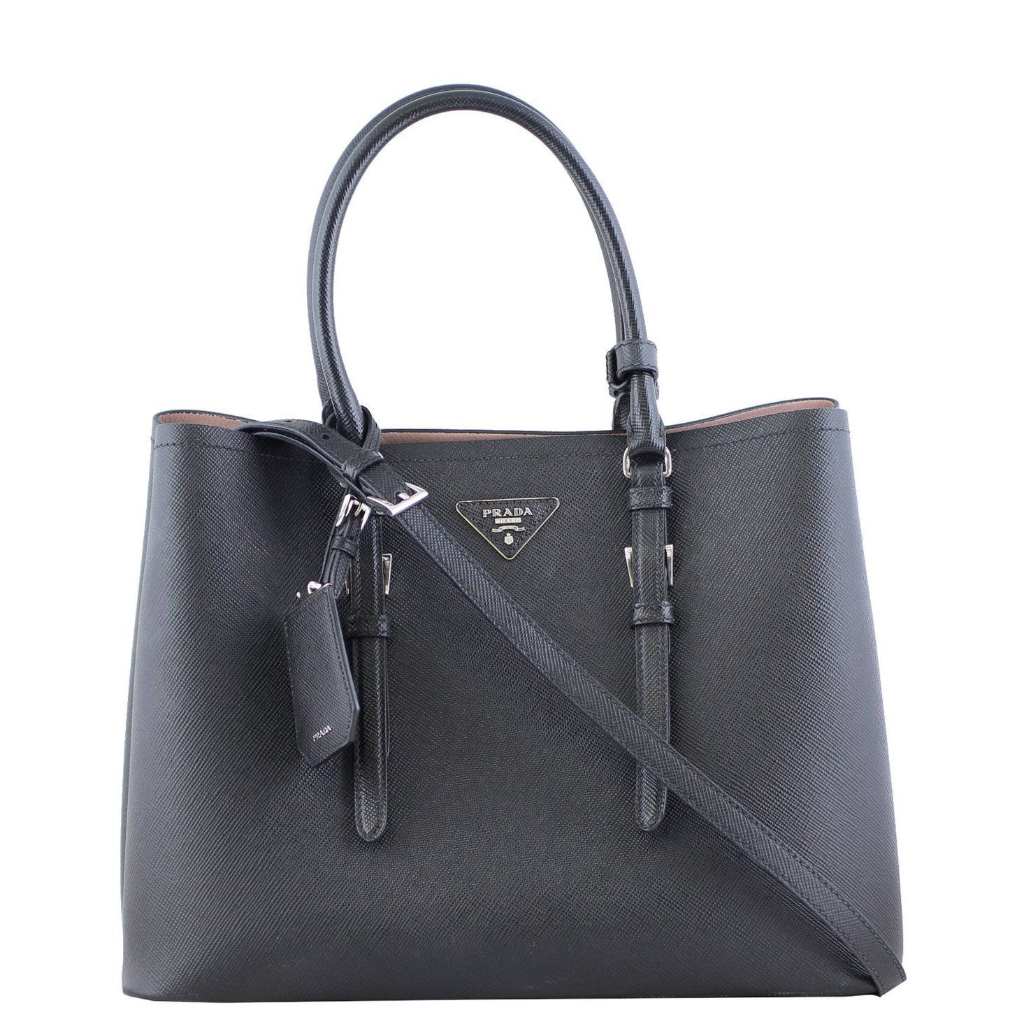 Prada Saffiano Cuir Double Bag Large
