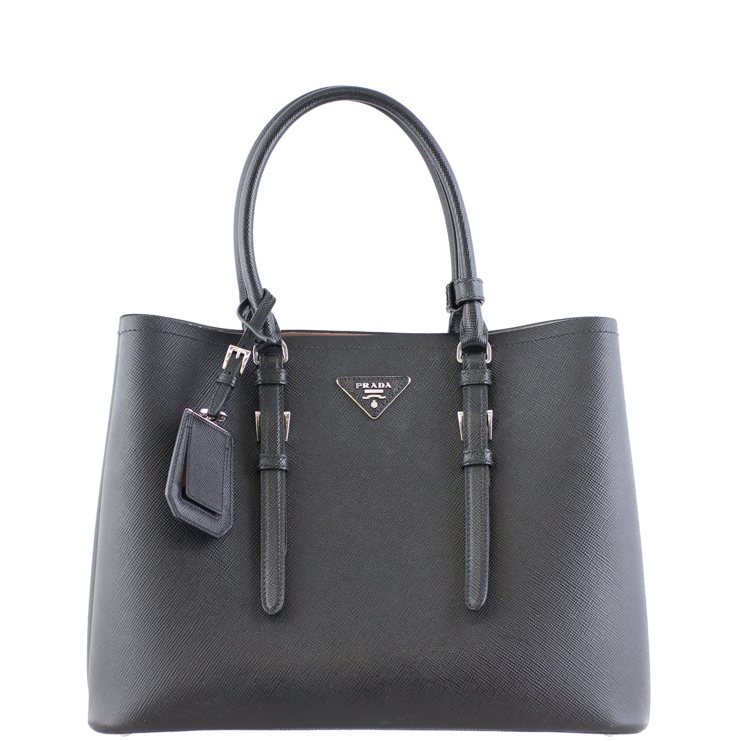 Prada Saffiano Cuir Double Bag Large