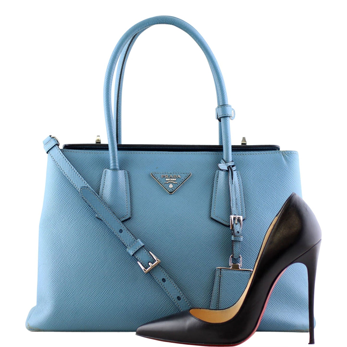 Prada Saffiano Cuir Twin Tote