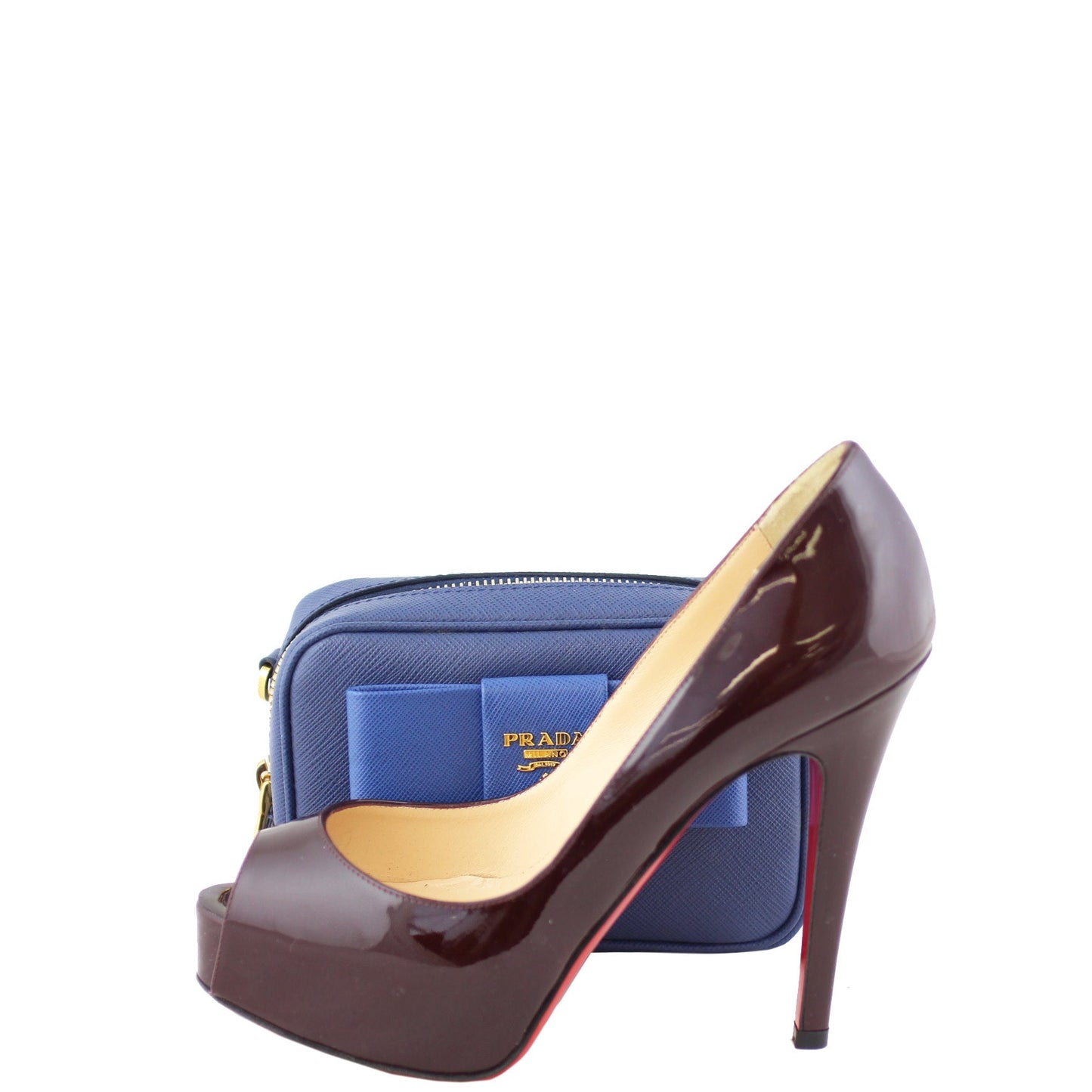 Prada Saffiano Fiocco Bow Crossbody
