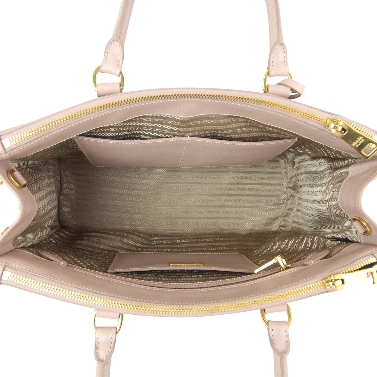 Prada Saffiano Galleria Double Zip Tote Medium