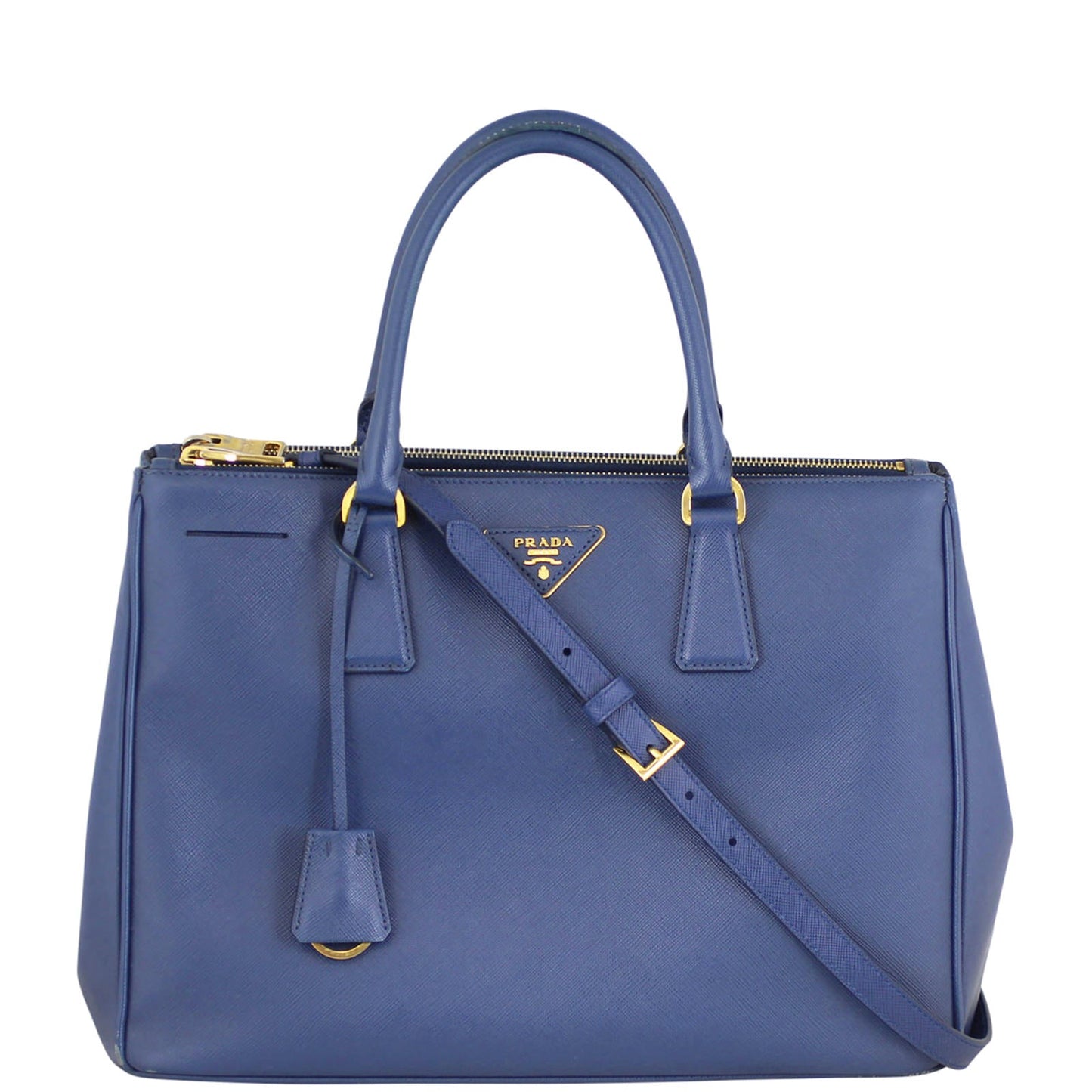 Prada Saffiano Galleria Double Zip Medium Tote