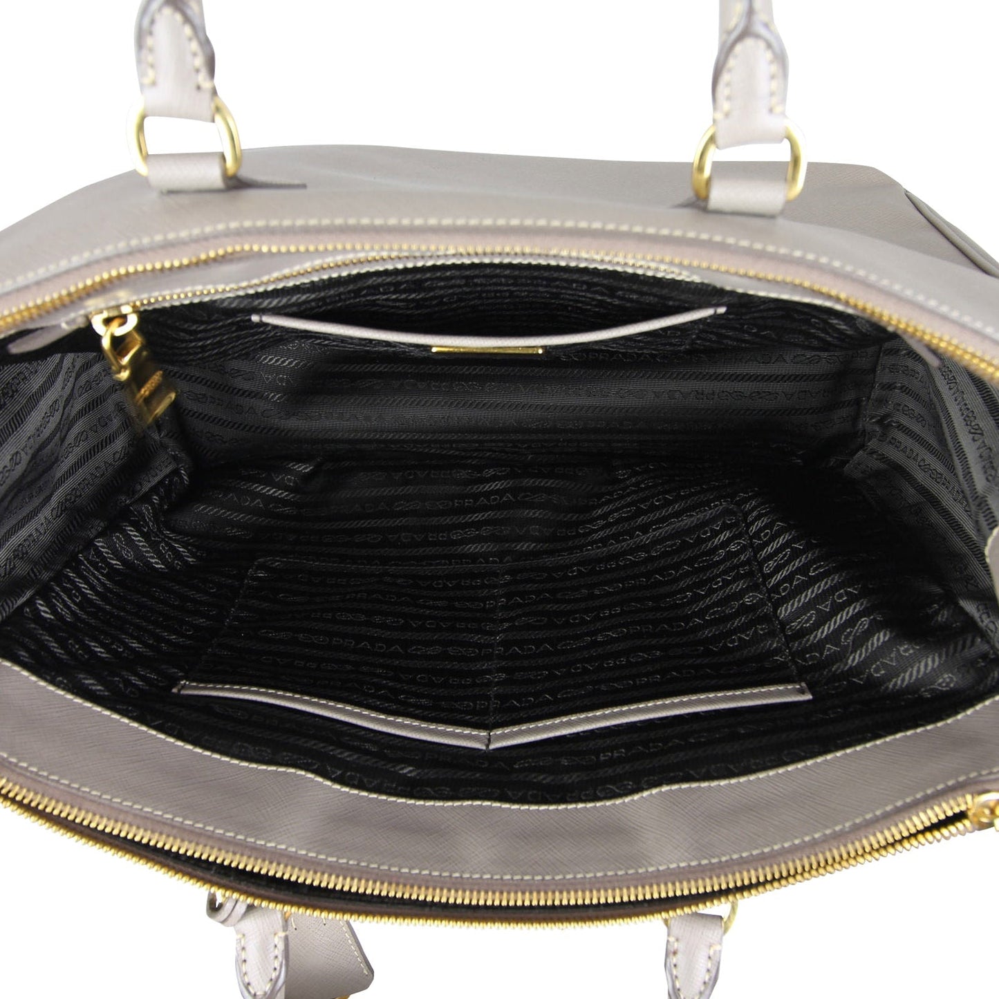 Prada Saffiano Galleria Double Zip Tote Medium