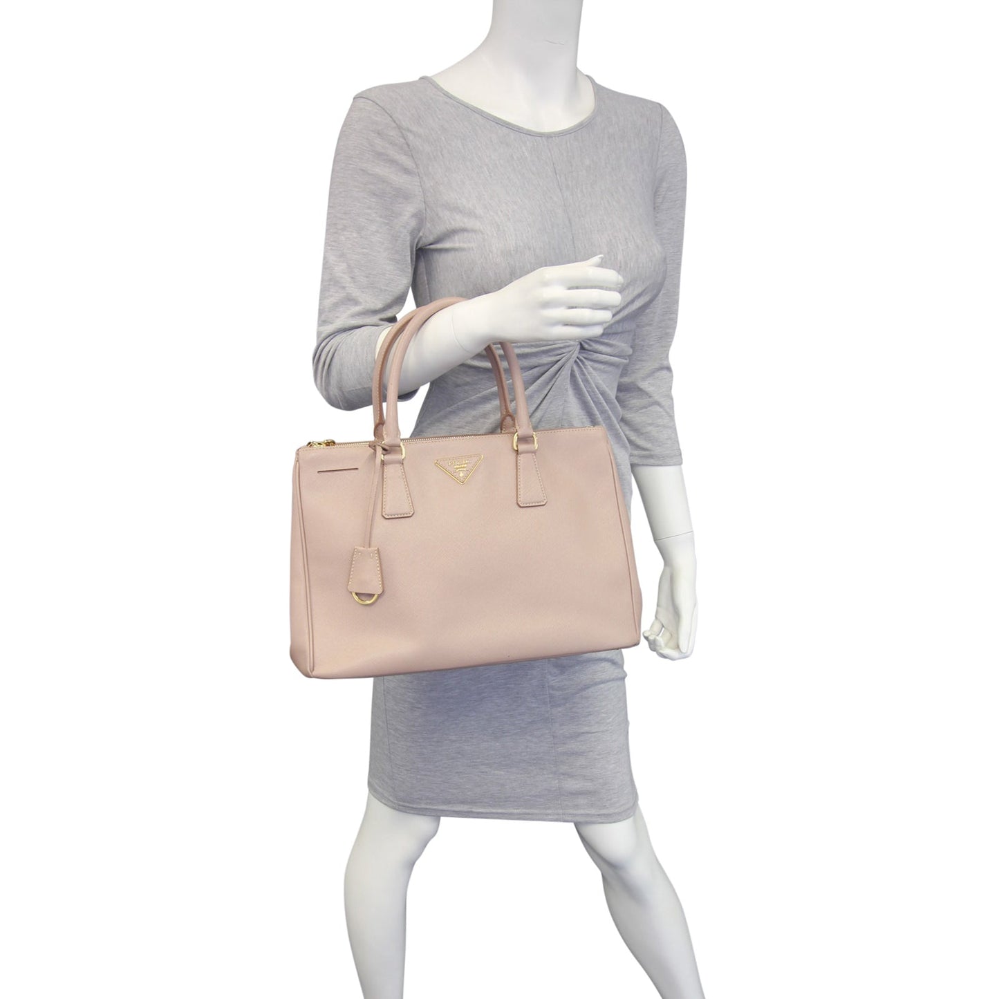 Prada Saffiano Galleria Double Zip Tote Medium